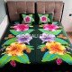 Best Quality Rayon Bedsheet Hand Painted Floral Handmade Design
